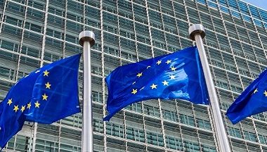 European Flags In Brussels