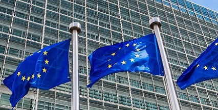 European Flags In Brussels